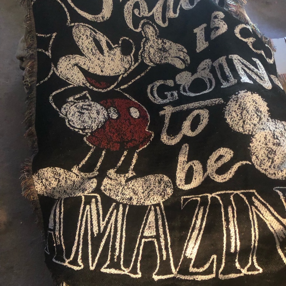Disney Mickey Mouse Throw Blanket - $25 or $20 w/offer